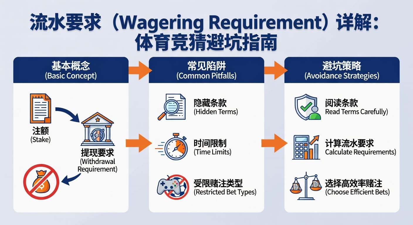 流水要求 sports wagering requirement 详解指南
