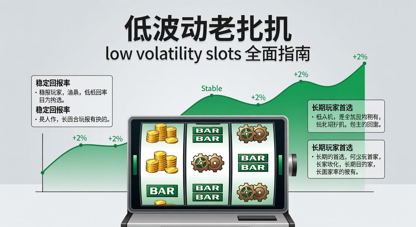 低波动老虎机详解：Low Volatility Slots玩法策略
