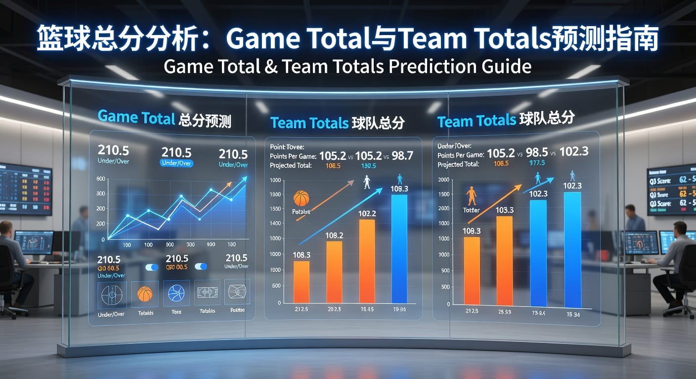 篮球总分 Game Total Team Totals 投注指南