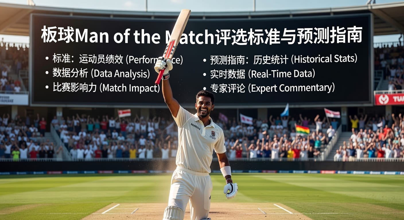 板球Man of the Match评选与预测技巧