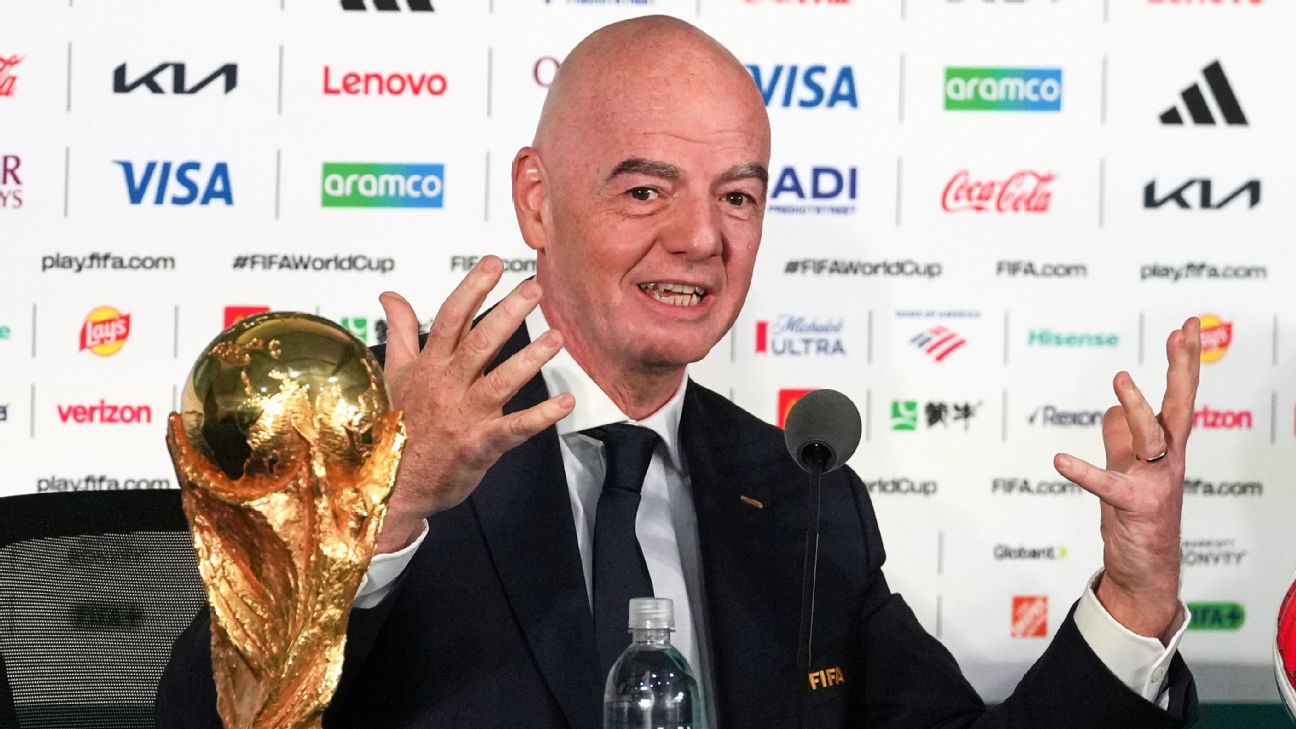 因凡蒂诺谈世界杯签证与票价：FIFA呼吁冷静应对争议